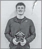 Oertel is named Stratford  Student of the Month