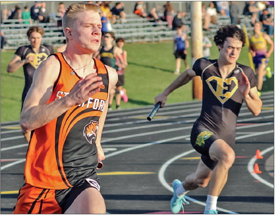 Stratford boys win first meet on the new track
