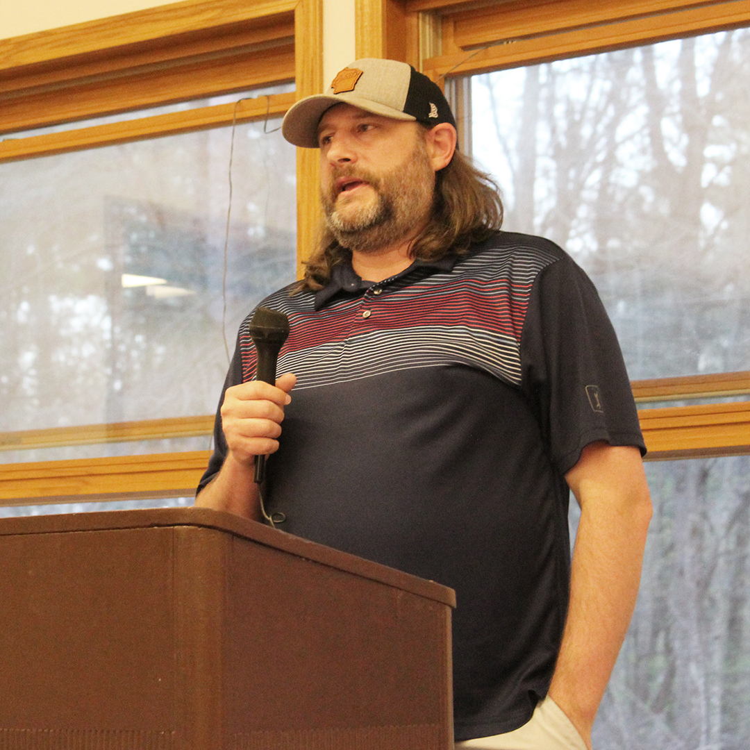 Crank encourages students to put themselves out there