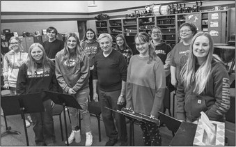 Music students learn from clinicians,   share their talents
