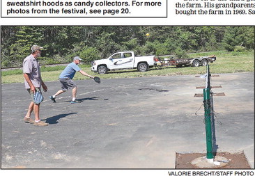 Spencer pickleball courts take shape