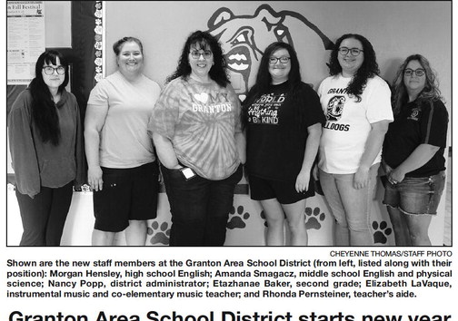 Granton Area School District starts new year   with new staff members