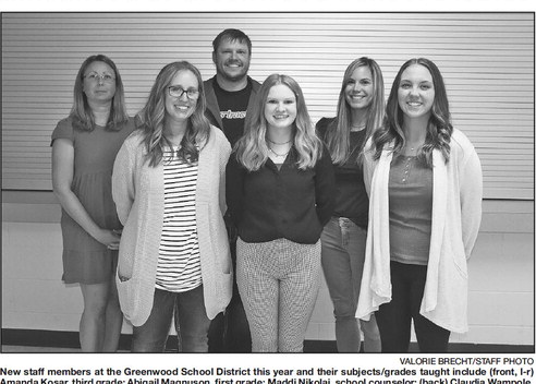 New staff members announced at Greenwood School District New staff members announced at Greenwood School District