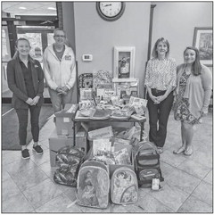 AbbyBank, Peace Lutheran donate school supplies AbbyBank, Peace Lutheran donate school supplies