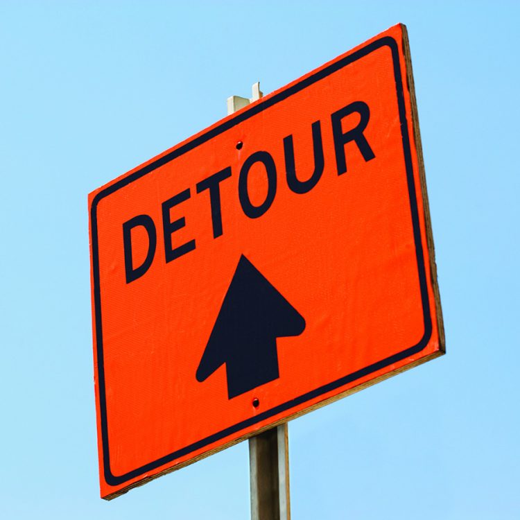 Culvert causes detour for motorists the river road