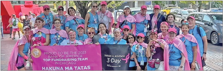Area people walk to fight breast cancer