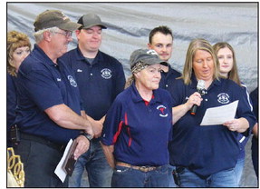 Reither receives award  for her support of first   responders
