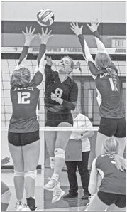 Abby sweeps Eagles in first round victory