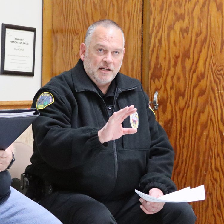 Cornell City Council; Chief Rehberg steps down, Officer Abbate put in charge Cornell City Council; Chief Rehberg steps down, Officer Abbate put in charge