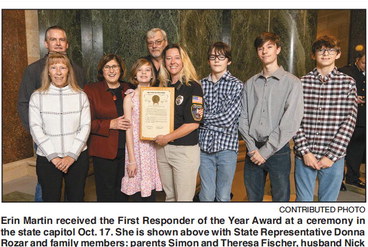 Martin named First Responder of the Year