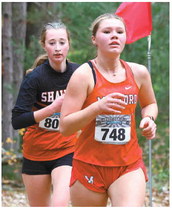 Medal for Richter, girls 13th, Hraby 45th in D2