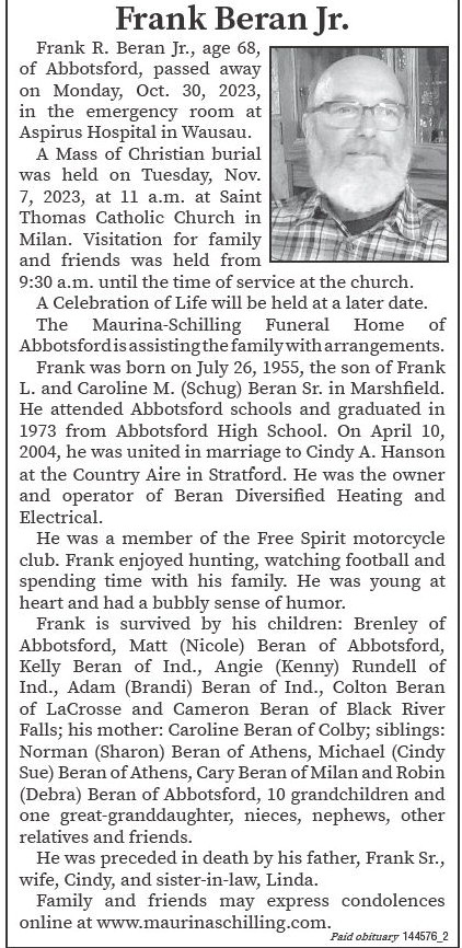 Frank Beran Jr.