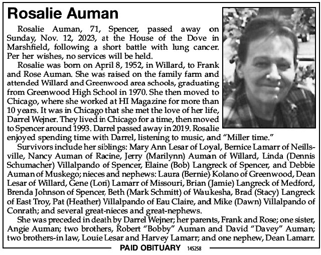 Rosalie Auman