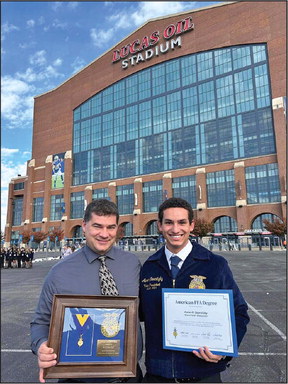 Father-son duo honored by FFA at national level Father-son duo honored by FFA at national level