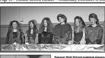 Songs of joy: Spencer High once again hosts Madrigal Dinner
