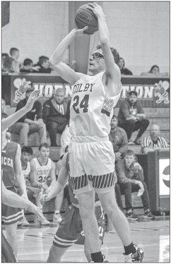 Colby takes down Rockets at home Abby boys BB