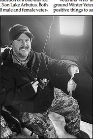 Veterans are invited to the Winter Veterans  Retreat and 1-day ice fishing event