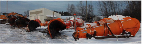 Slow down and give space to snowplow drivers