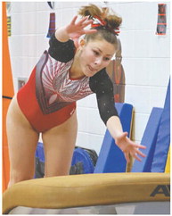 Gymnasts clip  Point, a strong second in opener