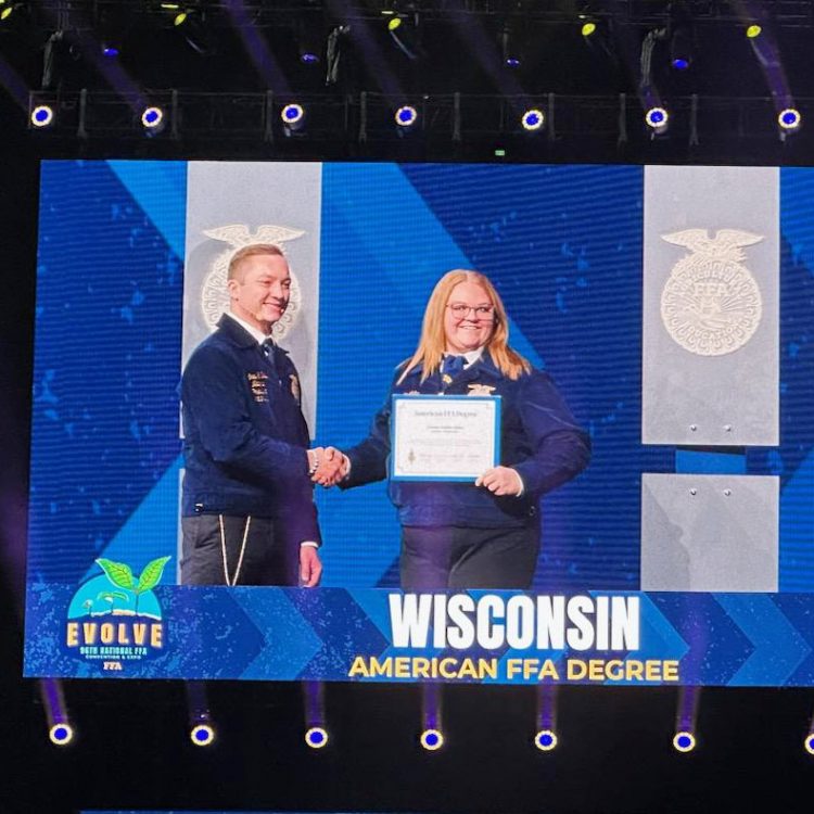 Gilles earns the highest achievement from FFA Gilles earns the highest achievement from FFA