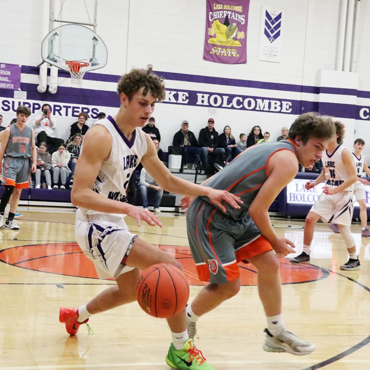 Lake Holcombe runs over  the visiting Butternut team