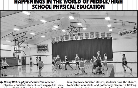 HAPPENINGS IN THE WORLD OF MIDDLE/HIGH  SCHOOL PHYSICAL EDUCATION