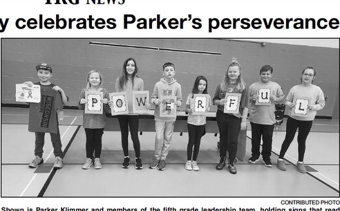 School community celebrates Parker’s perseverance