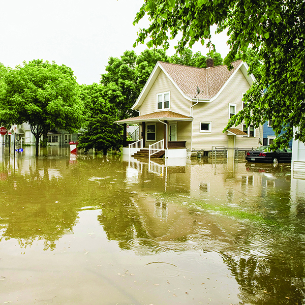 Make sure to be covered through flood insurance Make sure to be covered through flood insurance