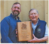 Service honored Service honored
