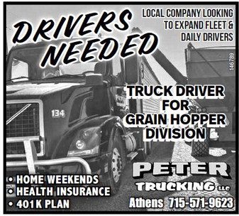 Peter Trucking – drivers needed
