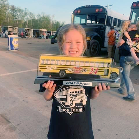 Lorenzen brings home third straight bus race trophy Lorenzen brings home third straight bus race trophy