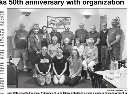 Loyal EMT marks 50th anniversary with organization
