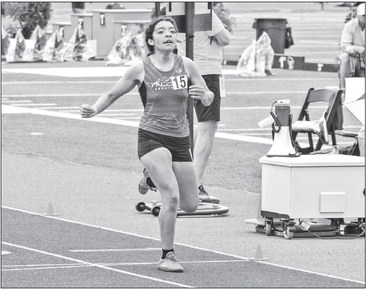 Diaz represents Falcons at state track meet