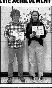 STUDENTS EARN RECOGNITION FOR ACADEMIC, ATHLETIC ACHIEVEMENT