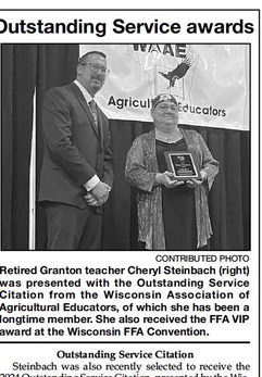 Steinbach receives FFA VIP, Outstanding Service awards