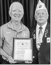 Rep. Edming honored by American Legion