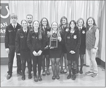 GREENWOOD FFA TAKES PART IN NATIONAL CONVENTION;  RECEIVES INDIVIDUAL, CHAPTER AWARDS; HOSTS BLOOD DRIVE