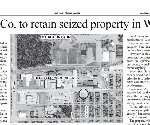 Marathon Co. to retain seized property in Wausau Marathon Co. to retain seized property in Wausau