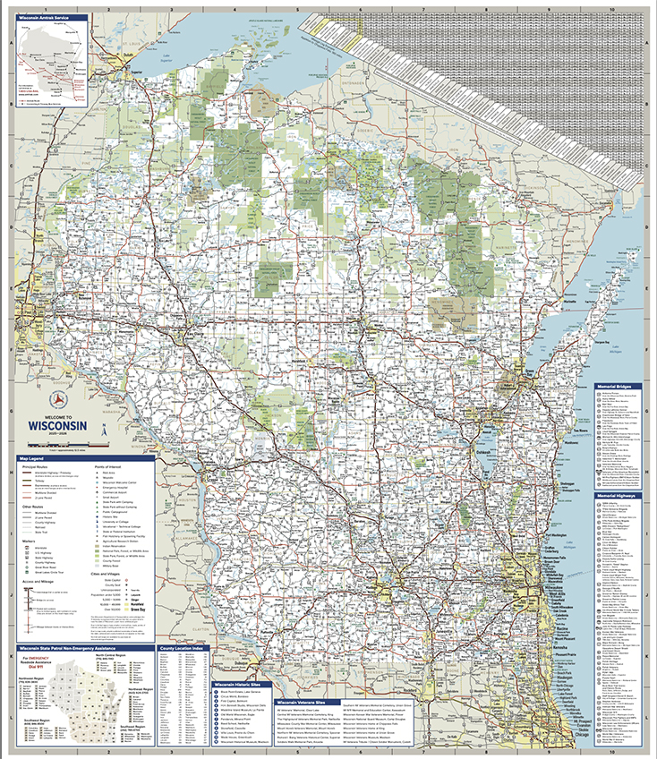 This year’s highway map is most precise one ever