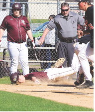 Baseball team clinches tie with 5-run 6th inning Baseball team clinches tie with 5-run 6th inning