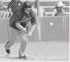 Carbaugh was two for three with two doubles