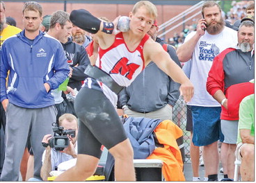 Marcell breaks state records in shot, discus