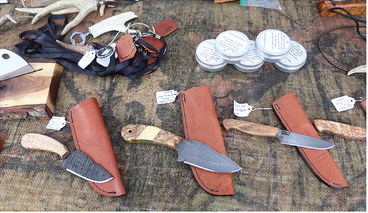 It takes a minimum of 30 hours to make each knife