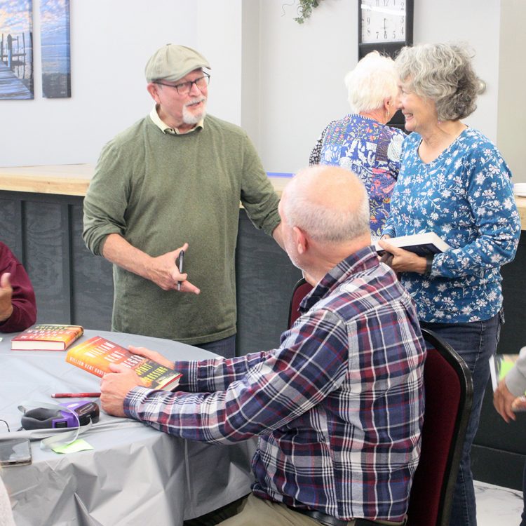 Author visit draws large crowd to Gilman Celebration Hall Author visit draws large crowd to Gilman Celebration Hall