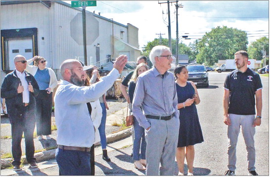 Gov. Evers visits Abby to tout grant