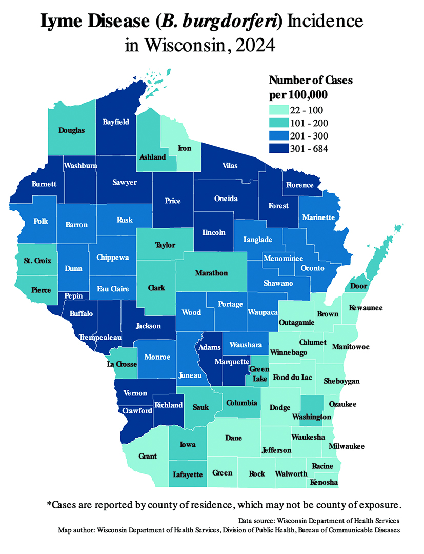 Tick and mosquito borne illnesses rise as region gets warmer