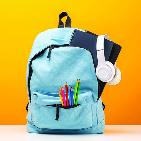 Heavy backbacks put kids at risk for back/neck pain