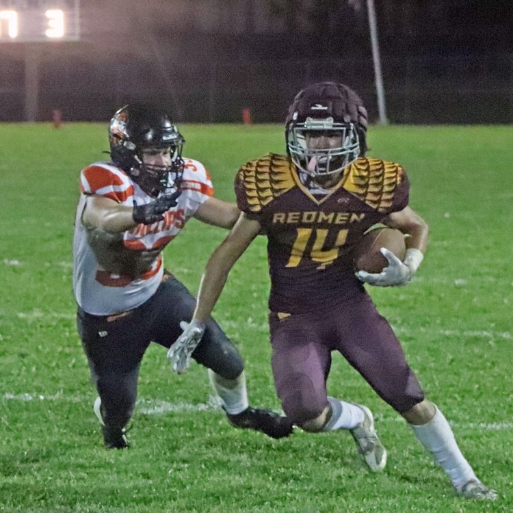 Rib Lake strikes first and last; Loggers are too much in between