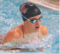 Swimmers win 8 events to tame Tigers