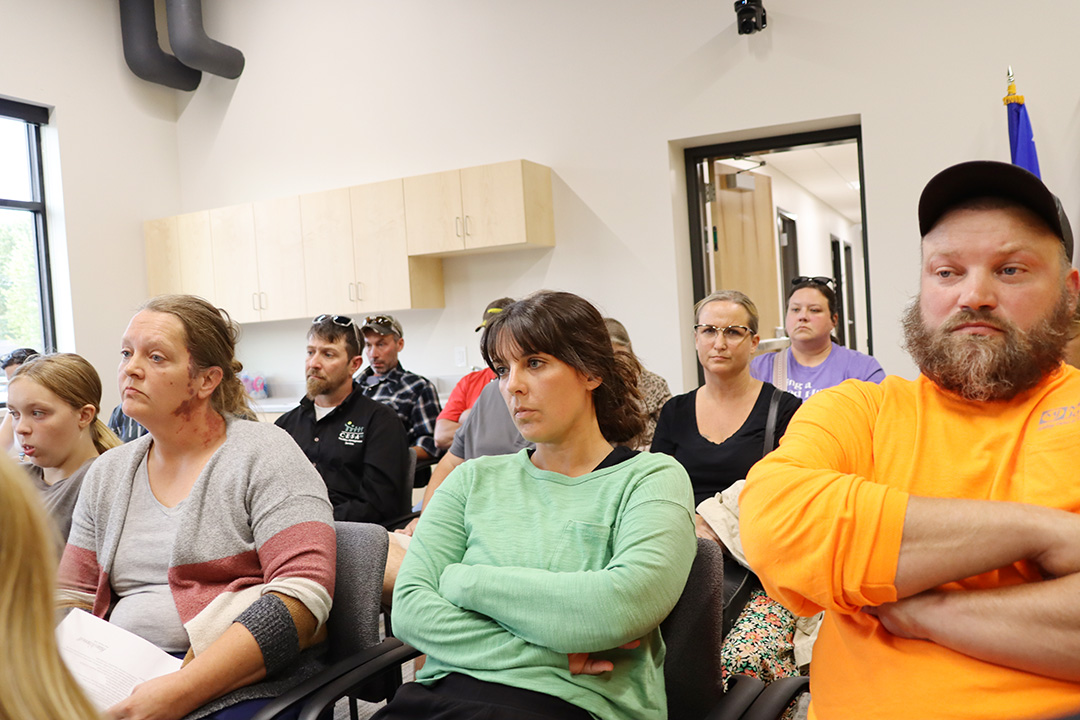 Packed house wants some answers about transparency